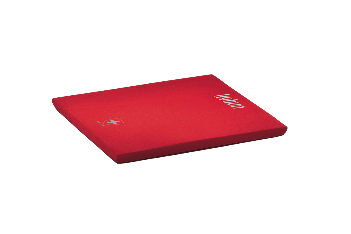 kybun Matte mit Stoffbezug 46x46x2cm, Bordeaux